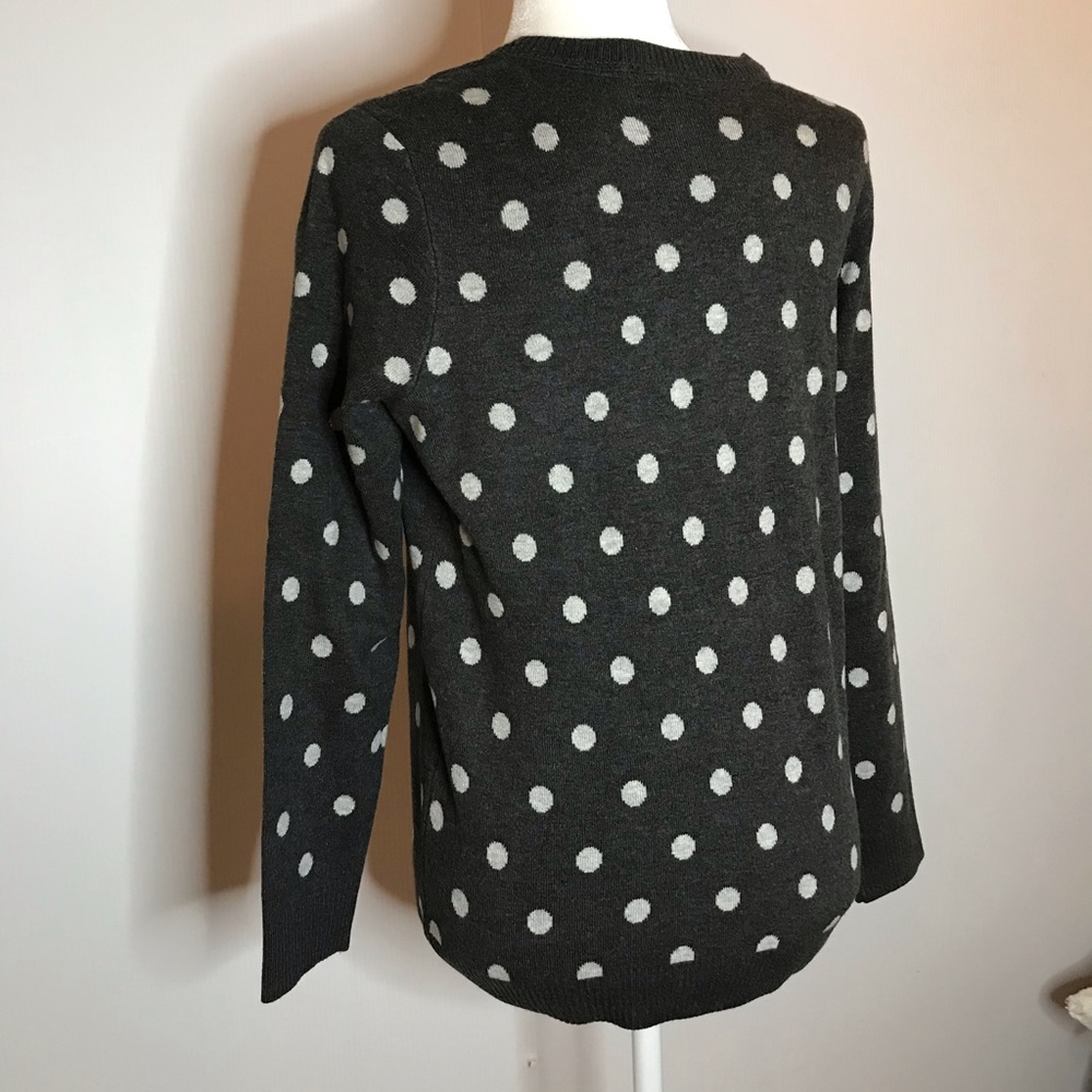 New Charter Club Polka Dots Pullover Sweater - Picture 3 of 15